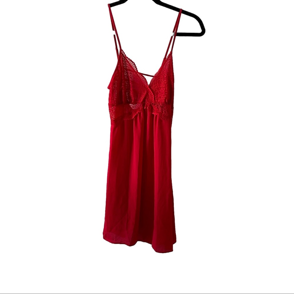 Lace & chiffon Lingerie nightgown - Picture 3 of 7